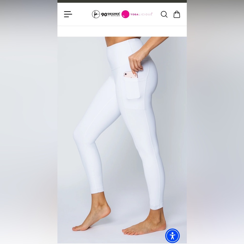 LUX HIGH WAIST SIDE POCKET 7/8 ANKLE LEGGING